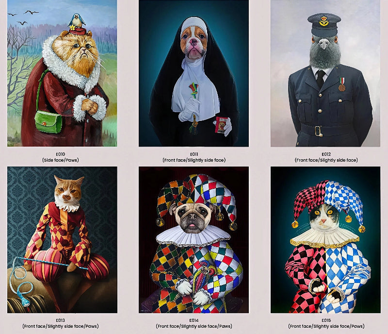 Custom Pet Portrait -Your VisIon, Our ArtistRy