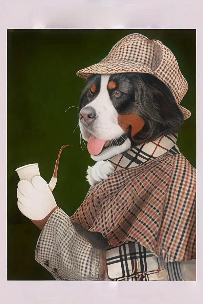 The Adventures of Sherlock Holmes. Sherlock Holmes-Custom Pet Portrait