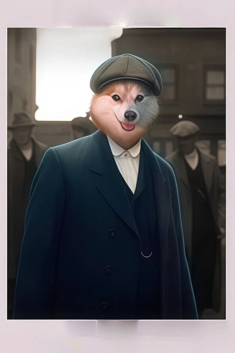 Peaky Blinders. Tommy Shelby-Custom Pet Portrait