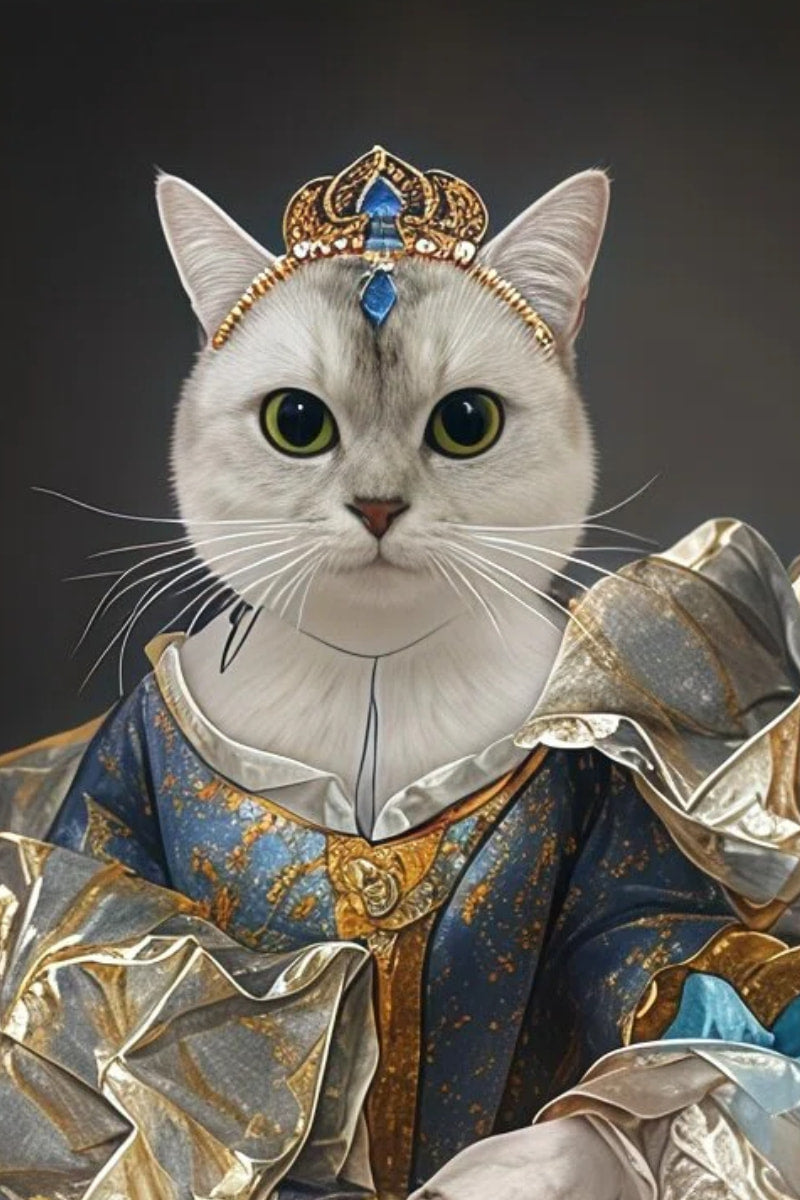 The Young Lady-Custom Renaissance Pet Portrait