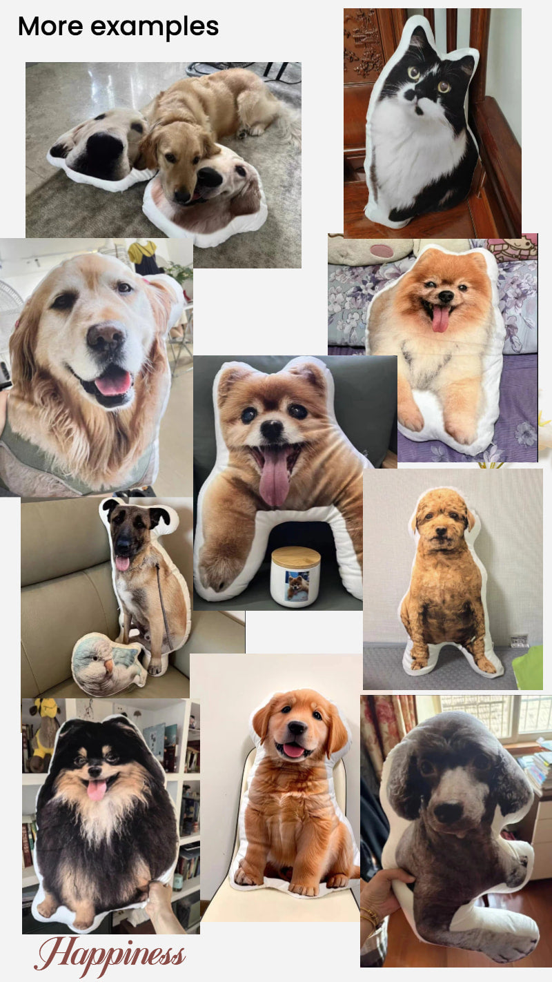 Personalized Pet Photo Throw Pillow