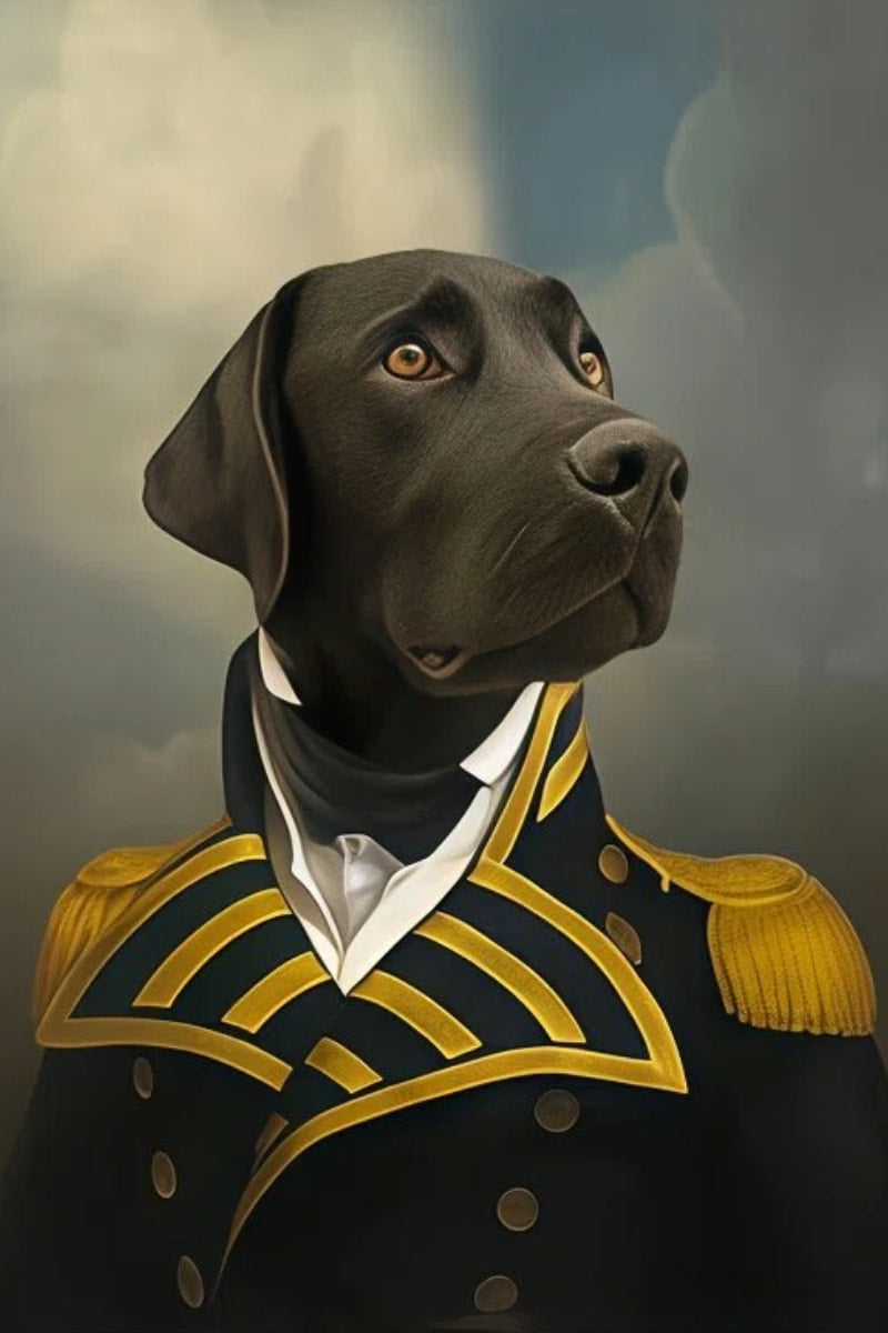 The Captain-Custom Pet Portrait