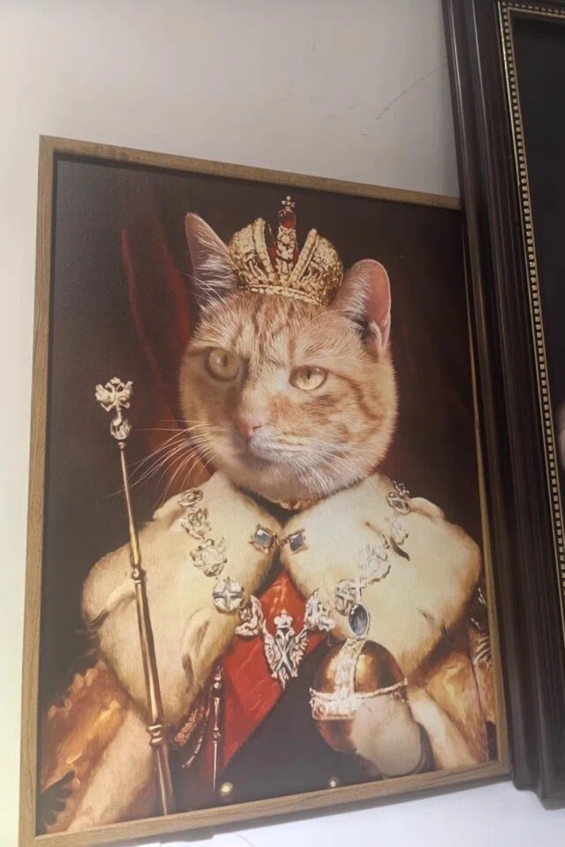 The Monarch- Custom Pet King Portrait