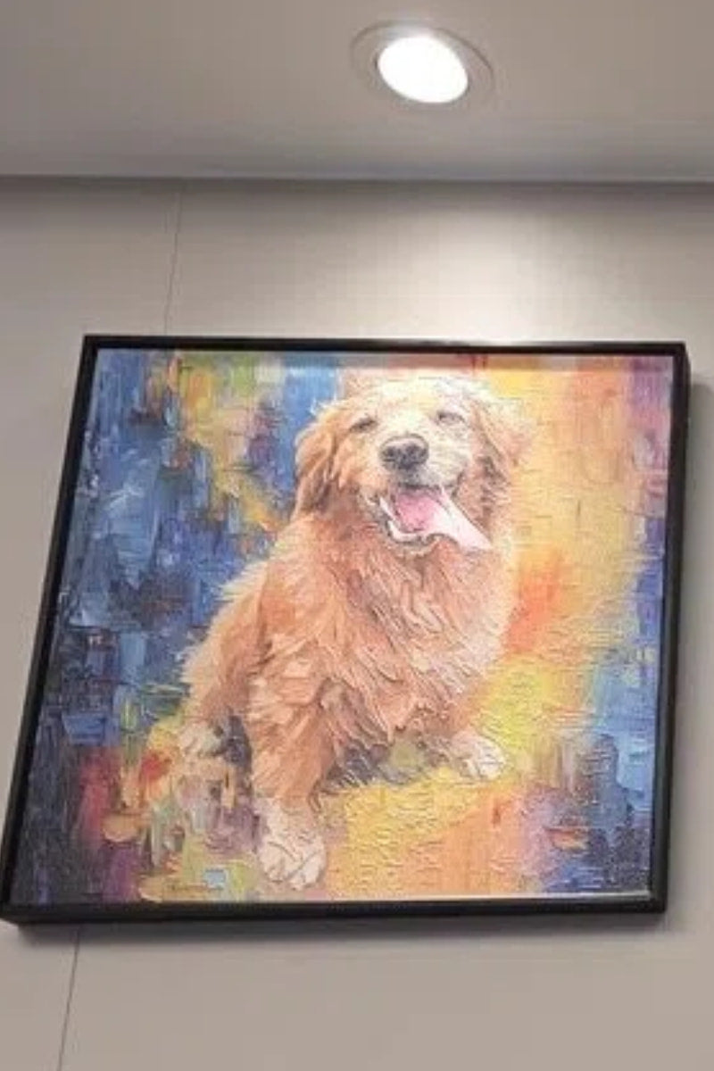 Vibrant Oil Painting-Custom Pet Portrait