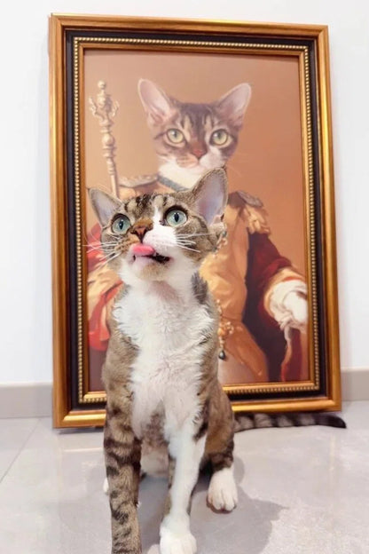 Your Majesty- Custom Pet King Portrait