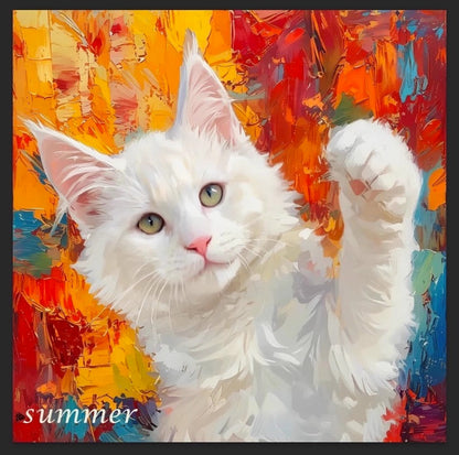 Vibrant Oil Painting-Custom Pet Portrait