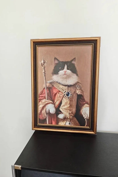 Your Majesty- Custom Pet King Portrait