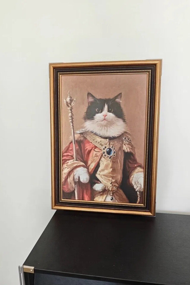Your Majesty- Custom Pet King Portrait