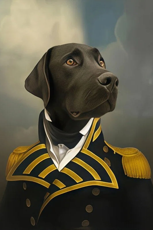 The Captain- Custom Pet Portrait