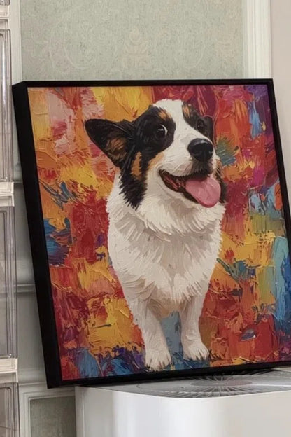 Vibrant Oil Painting- Custom Pet Portrait