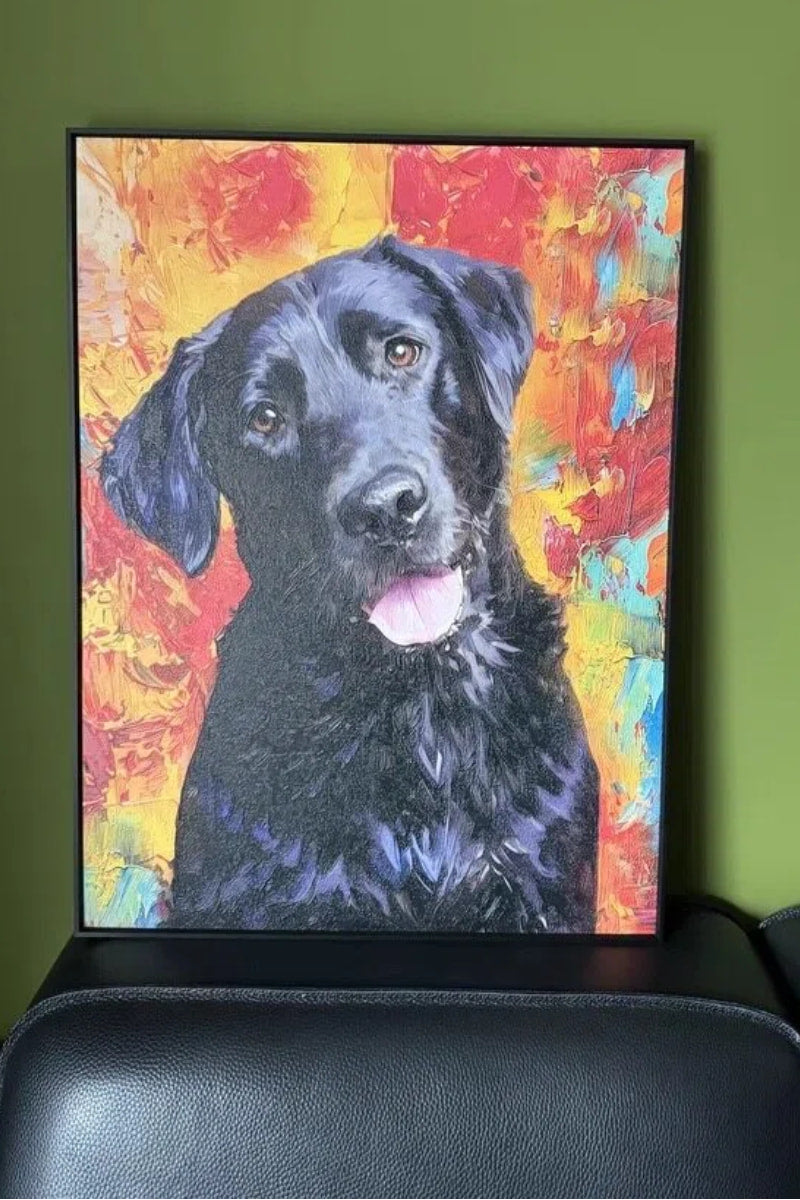 Vibrant Oil Painting-Custom Pet Portrait