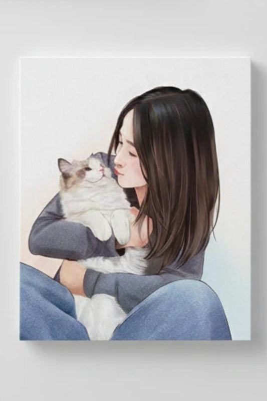 Custom Colored Pencil Pet portrait