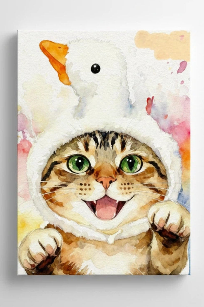 Custom Water Color Pet Portrait