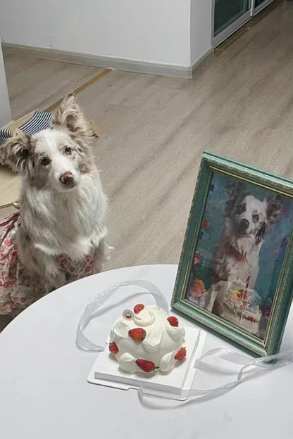 Happy Birthday- Custom Pet Portrait