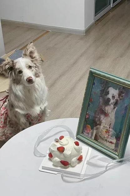 Happy Birthday-Custom Pet Portrait
