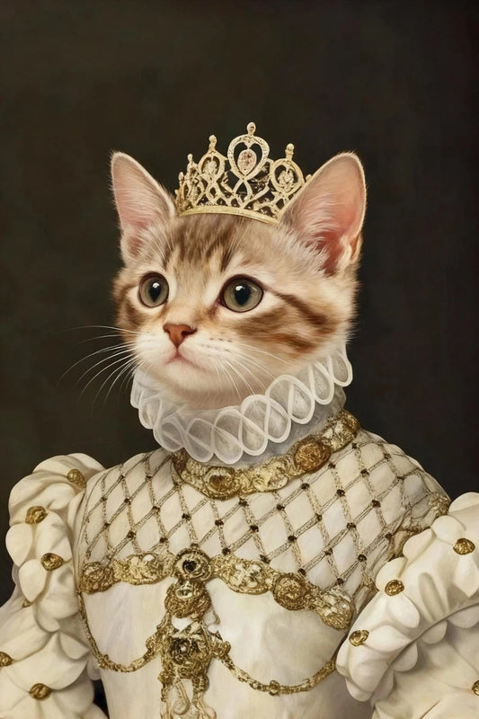 The Princess- Custom Pet Princess Portrait