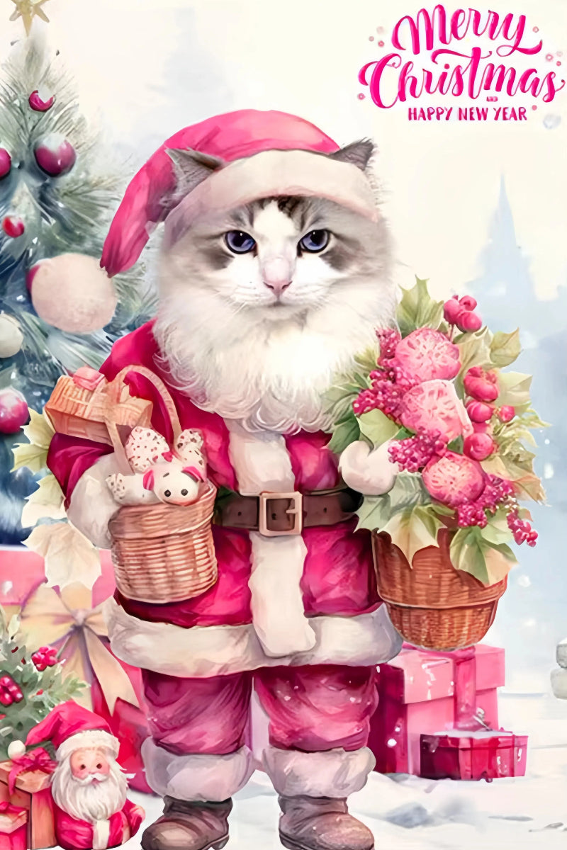 Custom Pet Portrait - Christmas Special Santa's Little Helper