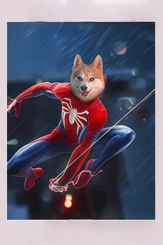 Spider Man-Custom Pet Portrait