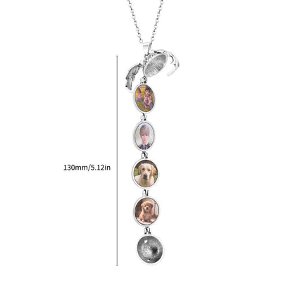 Custom Pet Photo Locket Necklace Personalized
