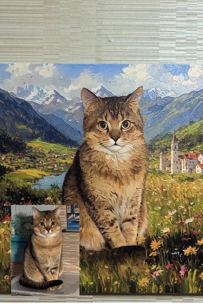 Countryside-Custom Pet Portrait