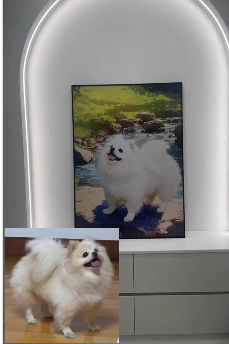 Countryside-Custom Pet Portrait