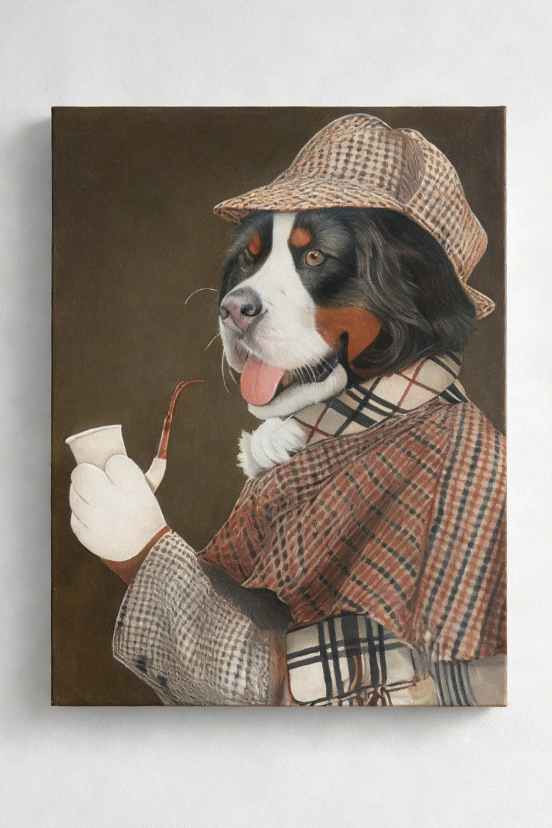 The Adventures of Sherlock Holmes. Sherlock Holmes-Custom Pet Portrait
