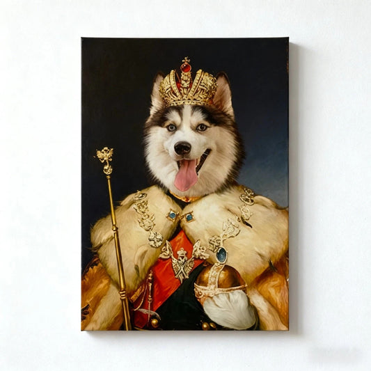 The Monarch- Custom Pet King Portrait