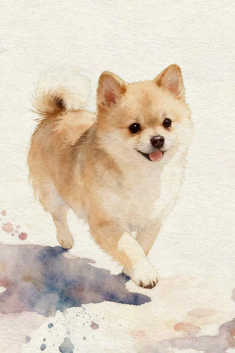 Custom Water Color Pet Portrait