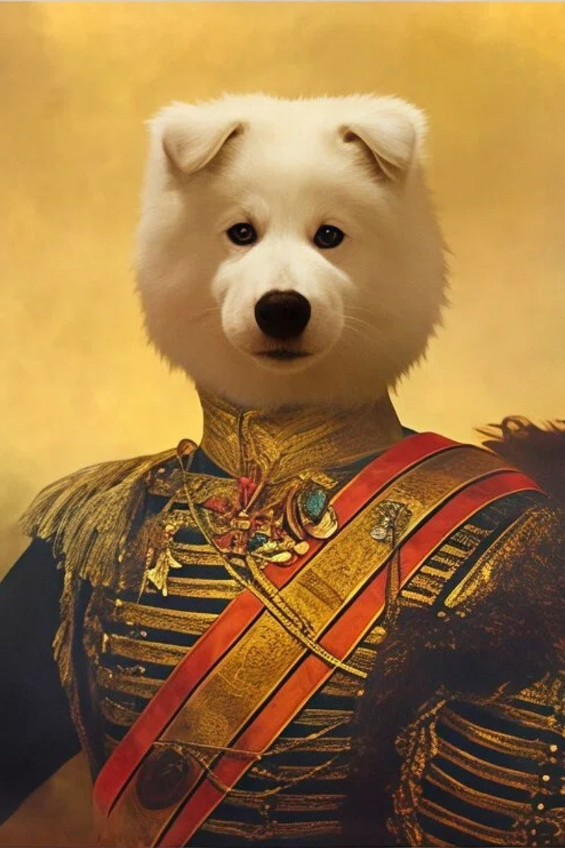 Lieutenant General- Custom Pet Portrait