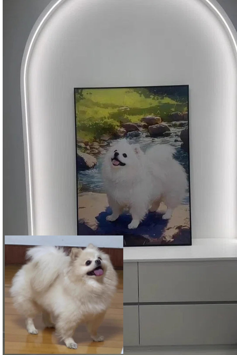 Countryside- Custom Pet Portrait