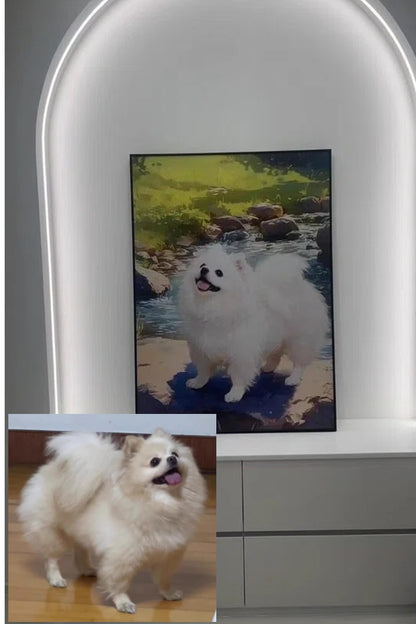 Countryside- Custom Pet Portrait