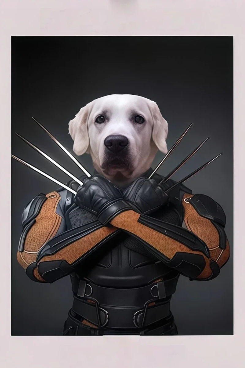 Wolverine-Custom Pet Portrait