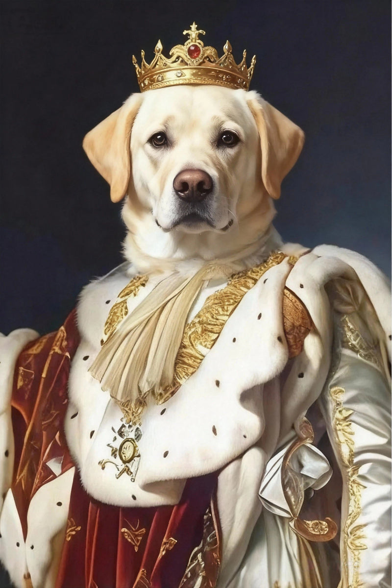 The King- Custom Pet King Portrait