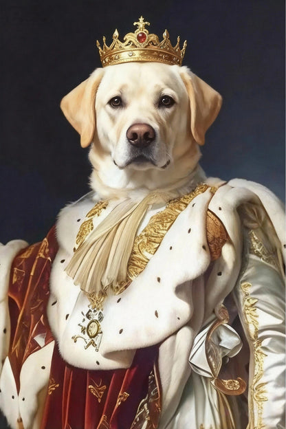 The King- Custom Pet King Portrait