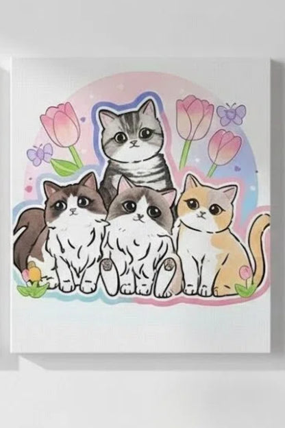 Custom Pet Line Art Style Portrait