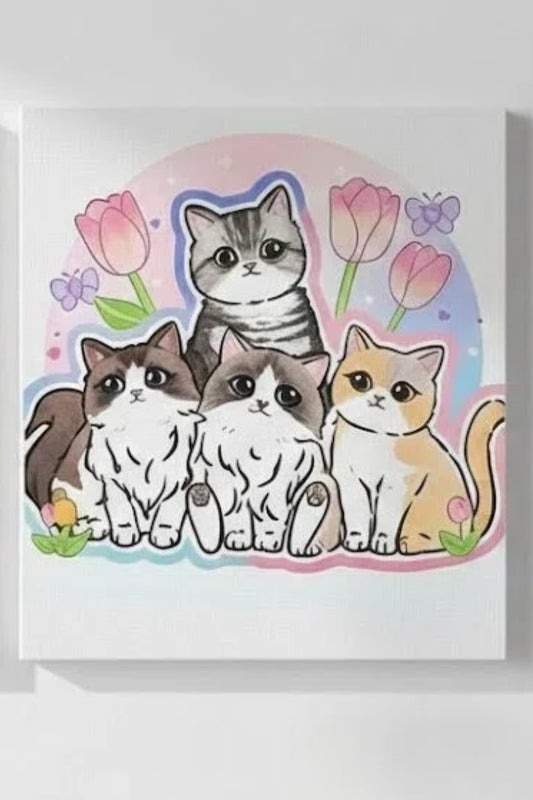 Custom Pet Line Art Style Portrait