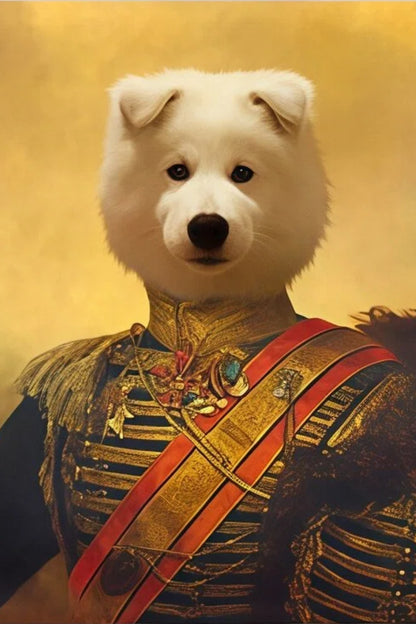 Lieutenant General-Custom Pet Portrait