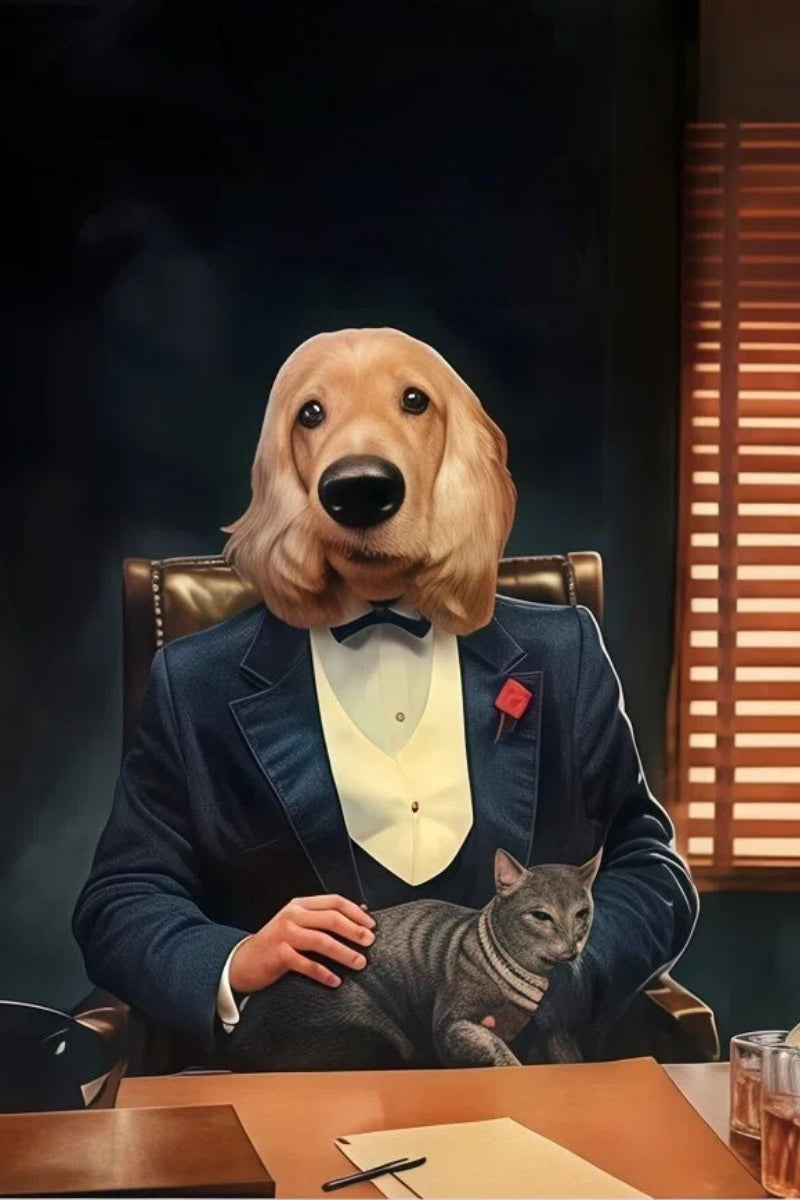 The Godfather-Custom Pet Portrait