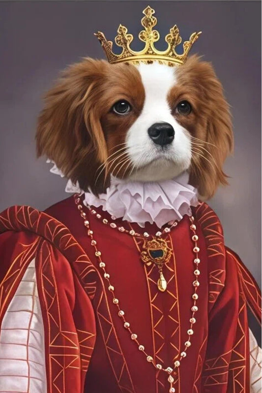 His Majesty- Custom Pet King Portrait