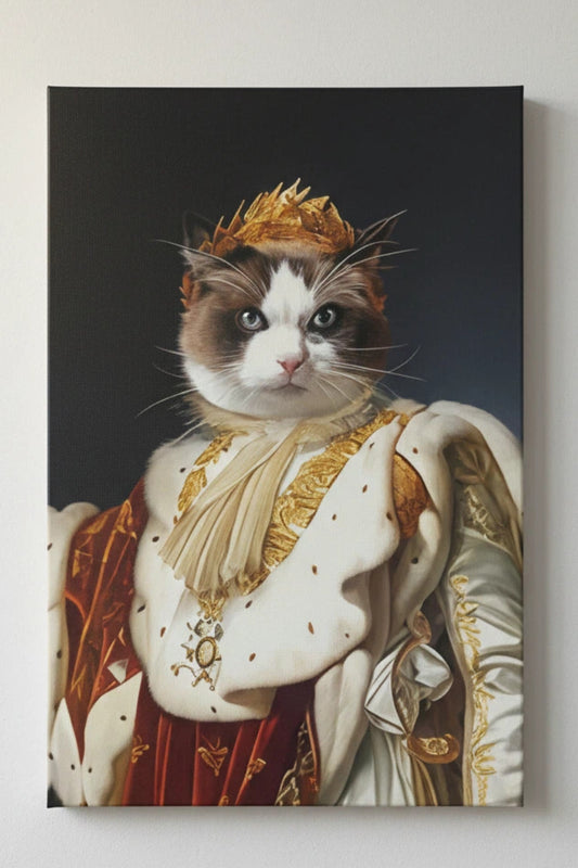 The King- Custom Pet King Portrait