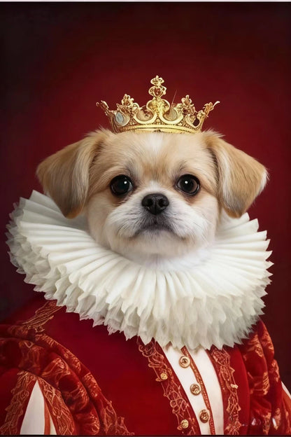 The Queen- Custom Pet Queen Portrait