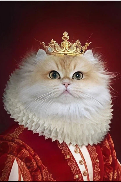 The Queen- Custom Pet Queen Portrait