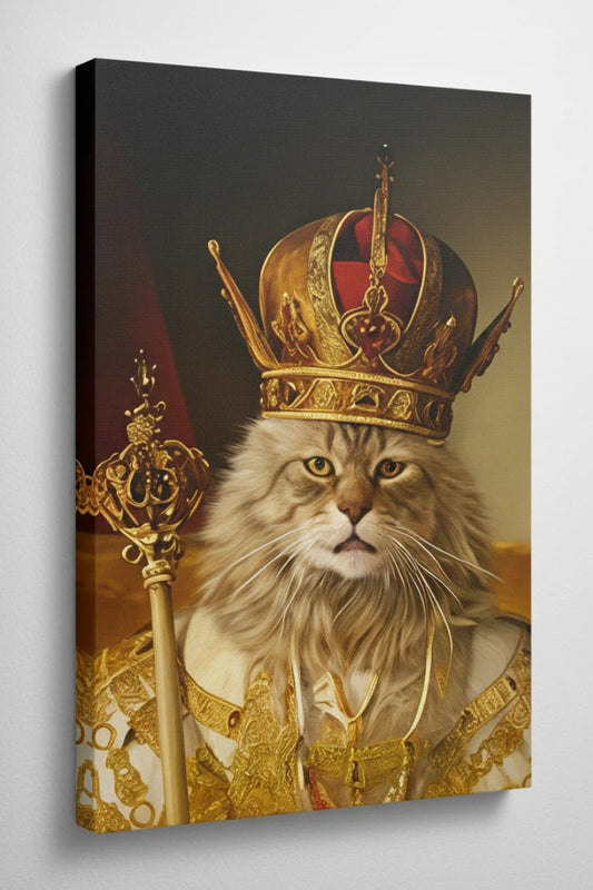 King of England- Custom Pet King Portrait