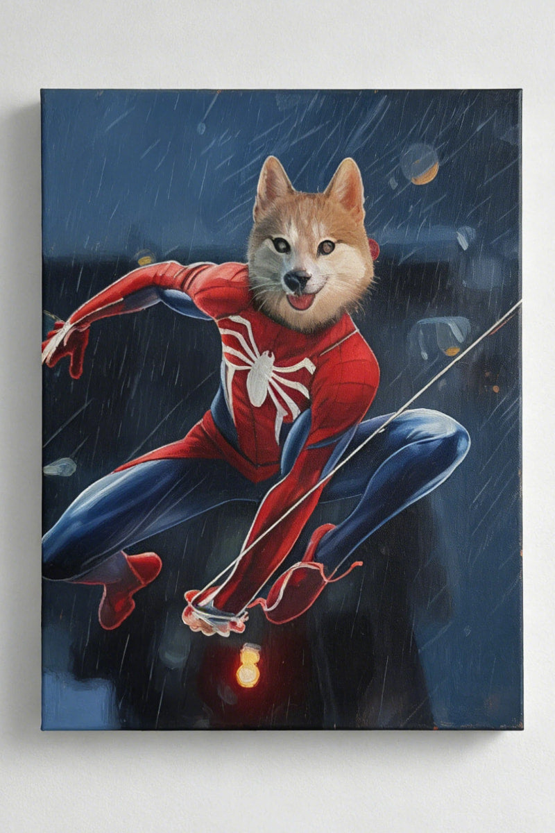 Spider Man-Custom Pet Portrait