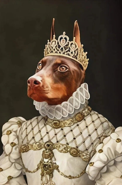 The Princess- Custom Pet Princess Portrait