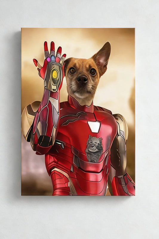 The Avengers.Iron Man-Custom Pet Portrait